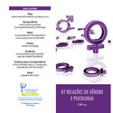 Folder GT Relações de Gênero e Psicologia