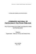 2021 I Seminário Nacional de psicologia e políticas públicas
